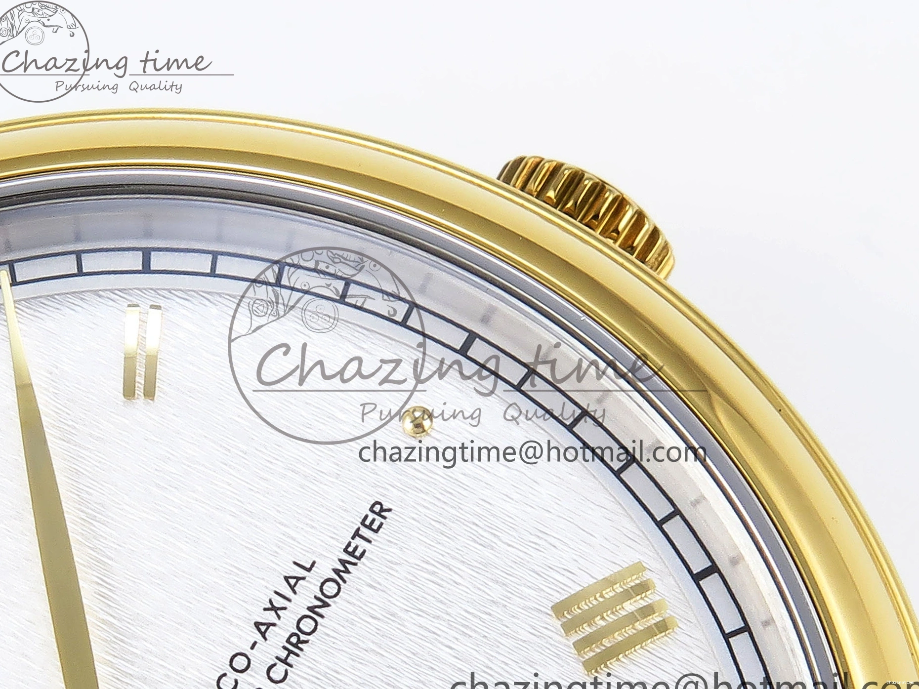 0118 De Ville Power Reserve YG MKF 1:1 Best Edition White Dial on Brown Leather Strap A WrinkleFree 7755